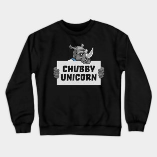 Chubby Unicorn Rhino Gift Crewneck Sweatshirt